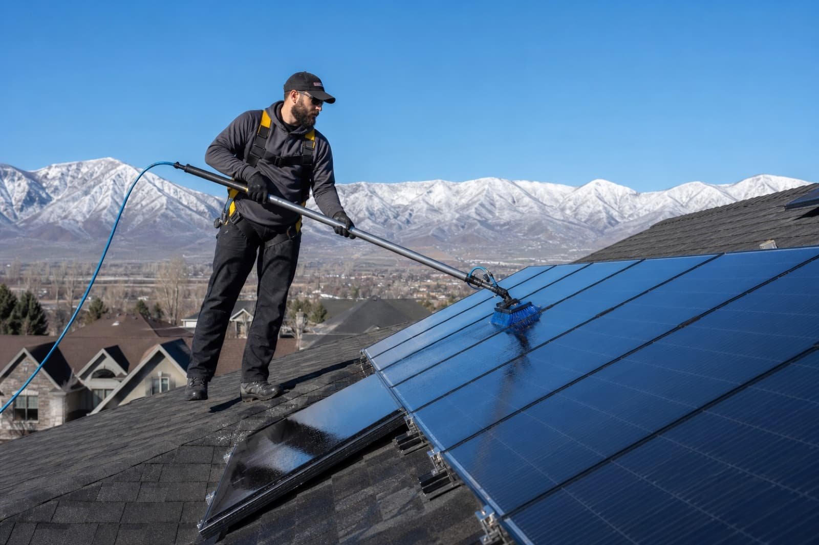 Does Cleaning Solar Panels Actually Boost Output? What Utah Homeowners Should Know — Bishop Window Cleaning
